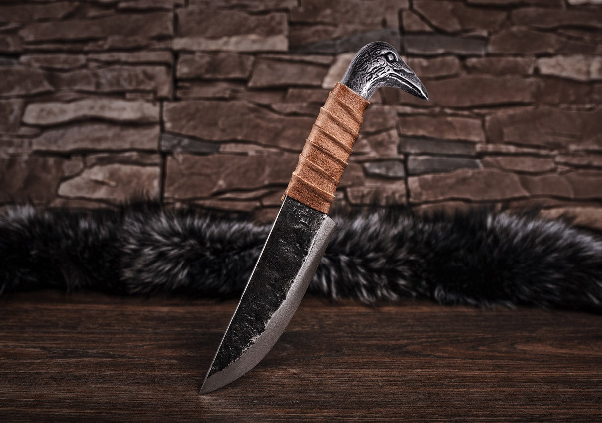 Raven Hilt Knife - 5.5" Blade (13 cm) from Norse Tradesman