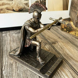Greek Hoplite Warrior Statue from Moderny