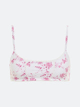 NANTUCKET BIKINI TOP - PINK FLORAL from ELYSIIAN