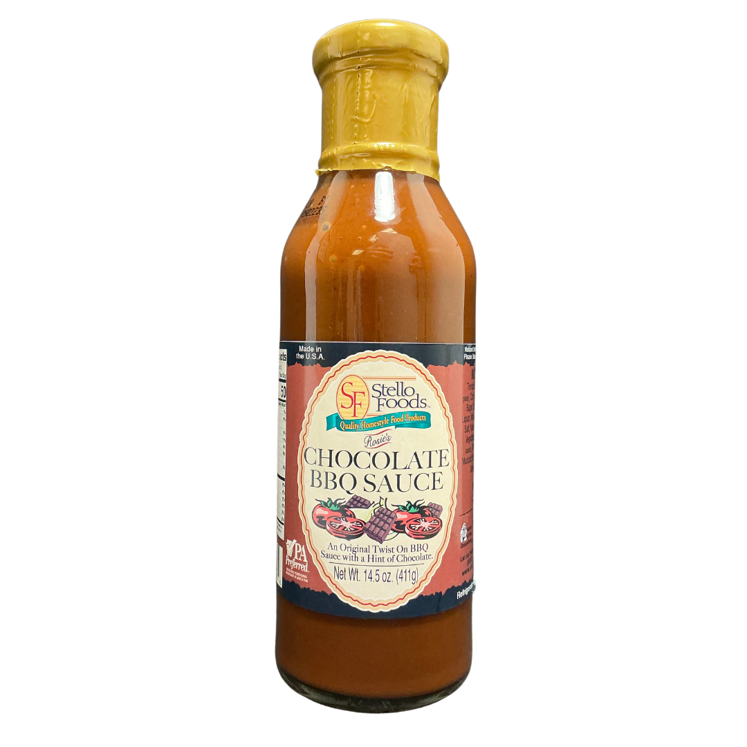 Stello Foods - Rosie's Chocolate BBQ Sauce 14.5 oz From Stello Foods