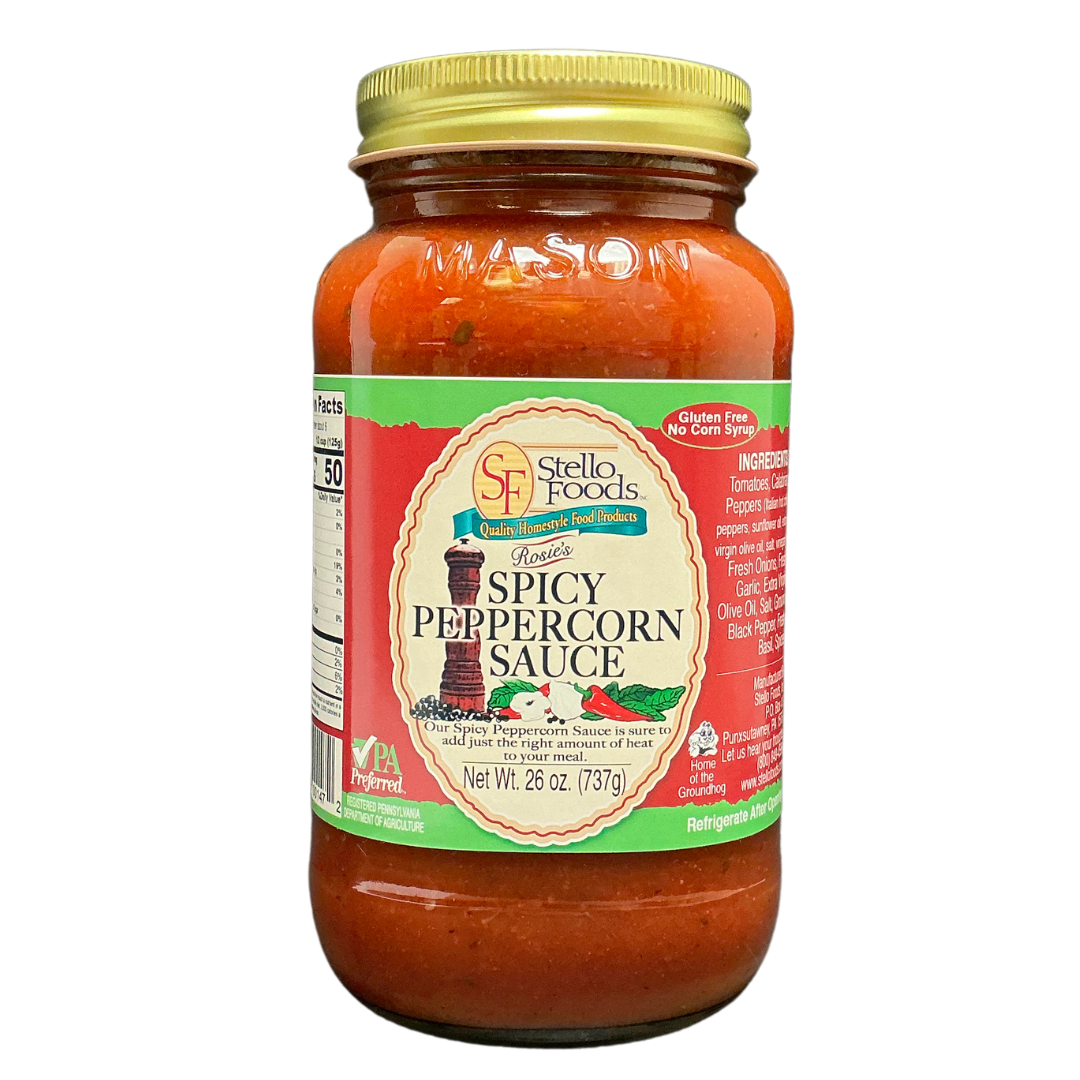 Stello Foods - Rosie's Spicy Peppercorn Pasta Sauce - 26 oz from Stello Foods