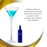 Worlds Largest Giant Martini Glass - Huge 20 Inches, 54 OZ, Mega Glass, Huge Stemware, Clear Decorative Hand Blown Glassware, Large Novelty Stemware/Cocktail Novelty, Oversized XL Goblet from The Wine Savant