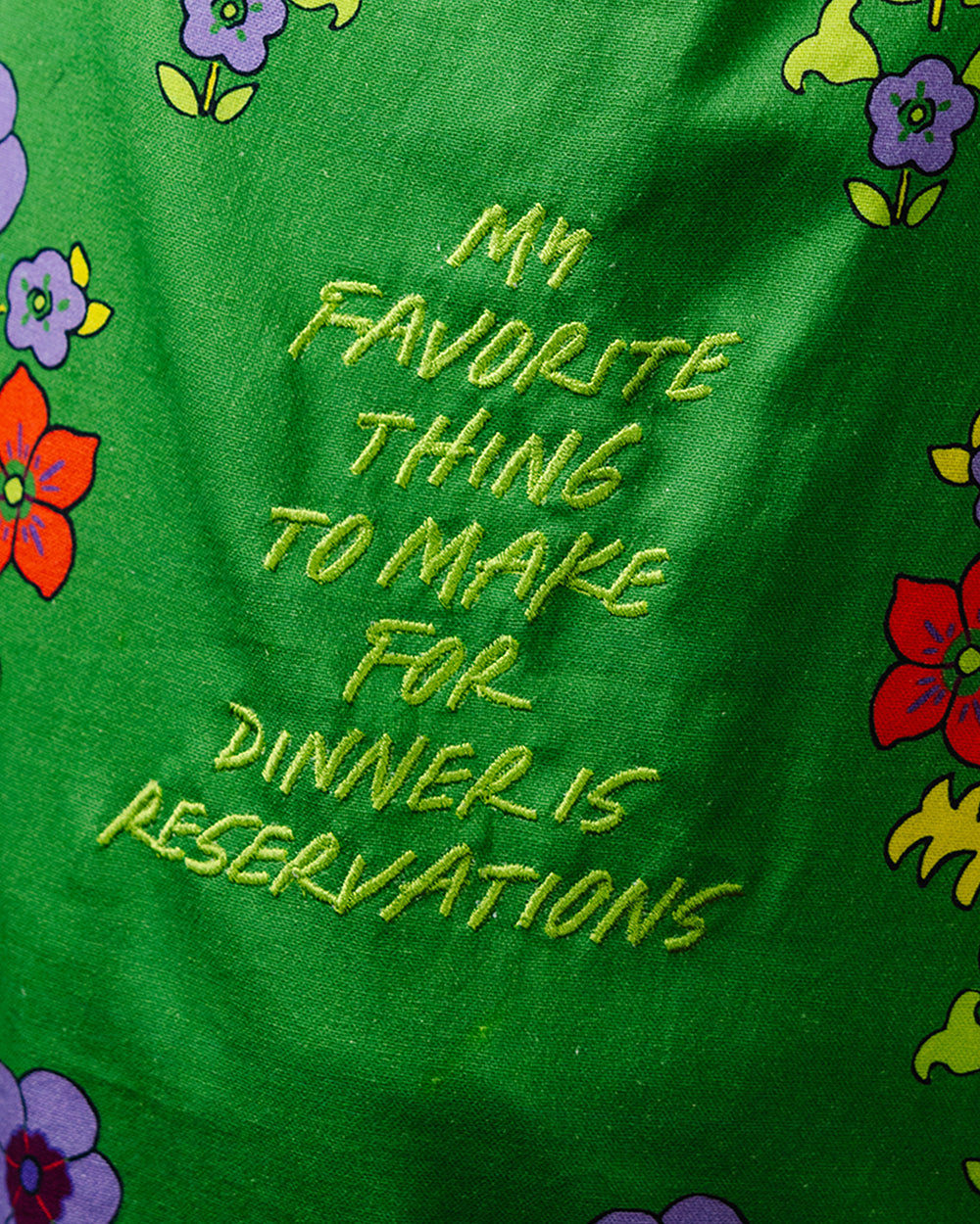 Reservations Apron from Furbish Studio