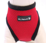 Mr. Peanut's PupTrek Harness and Leash Set,  Small Dog/Cat Soft Mesh Step In Harness Vest from Mr. Peanut's Pet Carriers