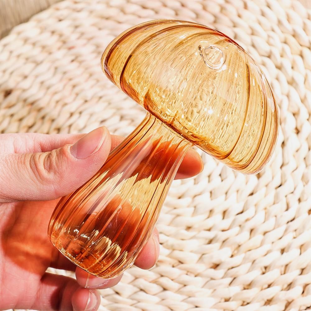 Vibrant Mushroom Glass Vases from Moderny
