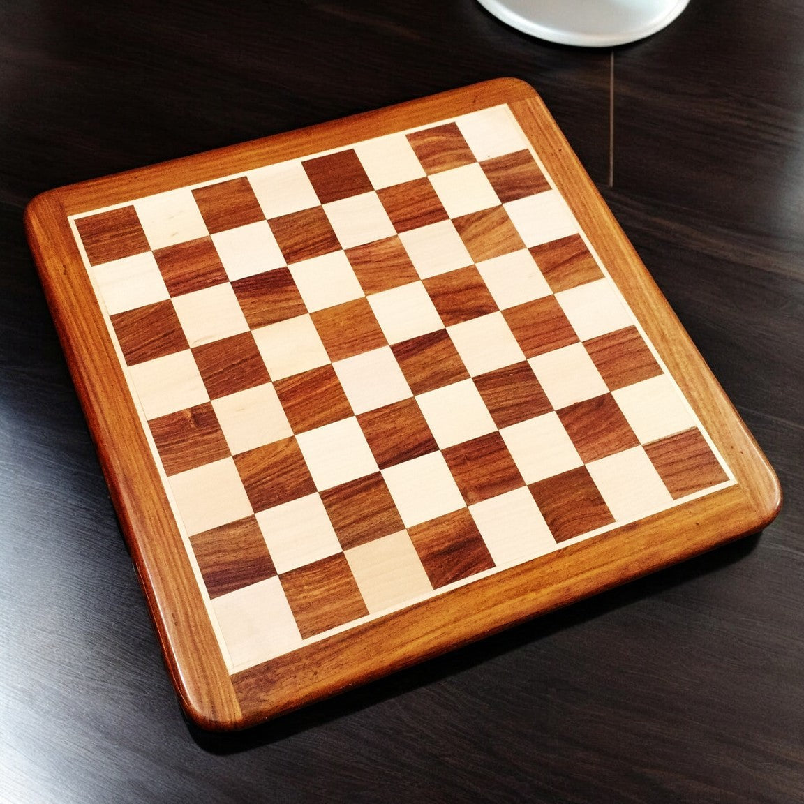 Inlaid 19" Wood Chess board -Golden Rosewood & Maple Wood From Royal Chess Mall