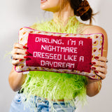 Dressed Like A Daydream Needlepoint Pillow from Furbish Studio