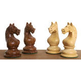 Botvinnik Flohr-I Soviet 1933 Chess Set- Chess Pieces Only - Golden Rosewood - 3.6" King From Royal Chess Mall