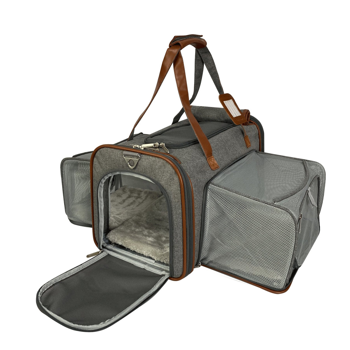 Mr. Peanut's Gold Series Standard Size Airline Compliant Double Expandable Pet Carrier from Mr. Peanut's Pet Carriers