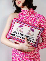Not My Circus Needlepoint Pillow from Furbish Studio
