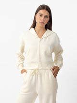 Women's CityScape Cropped Full Zip from Cozy Earth