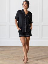 Women's Bamboo Stretch-Knit Short Sleeve Pajama Set from Cozy Earth