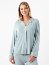Women's Bamboo Stretch-Knit Long Sleeve Pajama Set from Cozy Earth