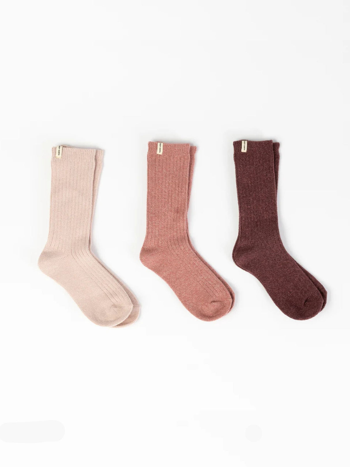 The Plush Lounge Sock 3-Pack from Cozy Earth