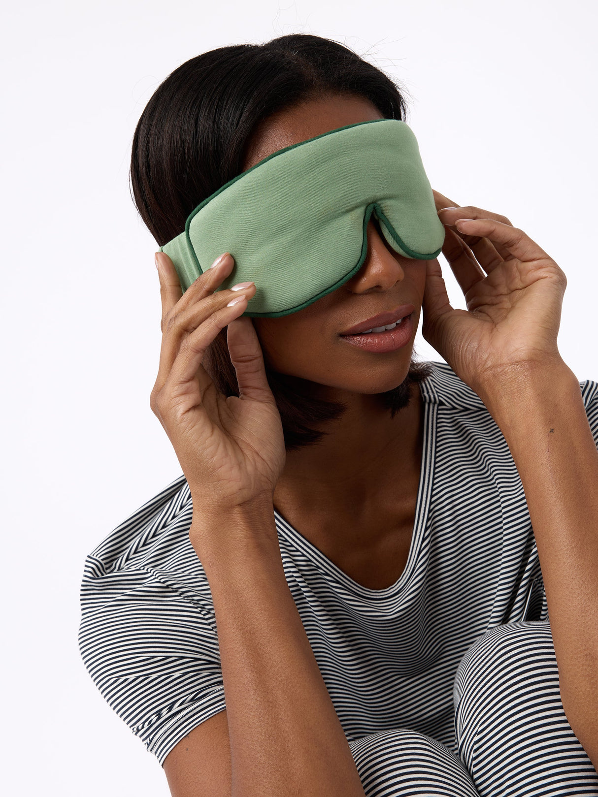 Bamboo Stretch-Knit Sleep Mask from Cozy Earth