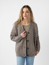 Oversized Cable Knit Cardigan from Cozy Earth