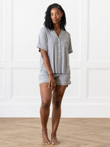 Women's Bamboo Stretch-Knit Short Sleeve Pajama Set from Cozy Earth