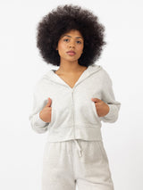 Women's CityScape Cropped Full Zip from Cozy Earth