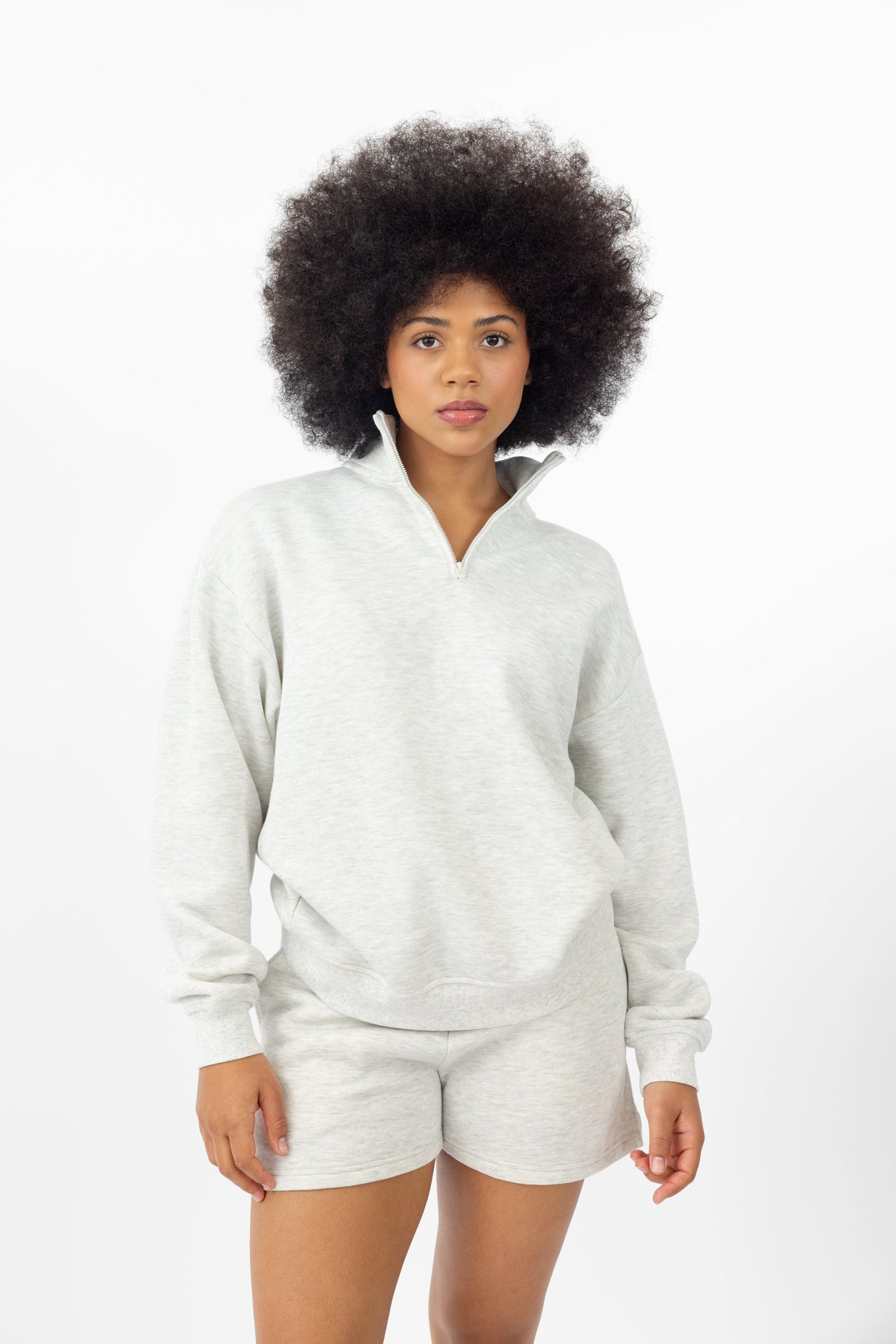 Women's CityScape Quarter Zip from Cozy Earth