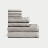 Ribbed Terry Bath Towel Set from Cozy Earth