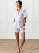 Women's Bamboo Stretch-Knit Short Sleeve Pajama Set from Cozy Earth