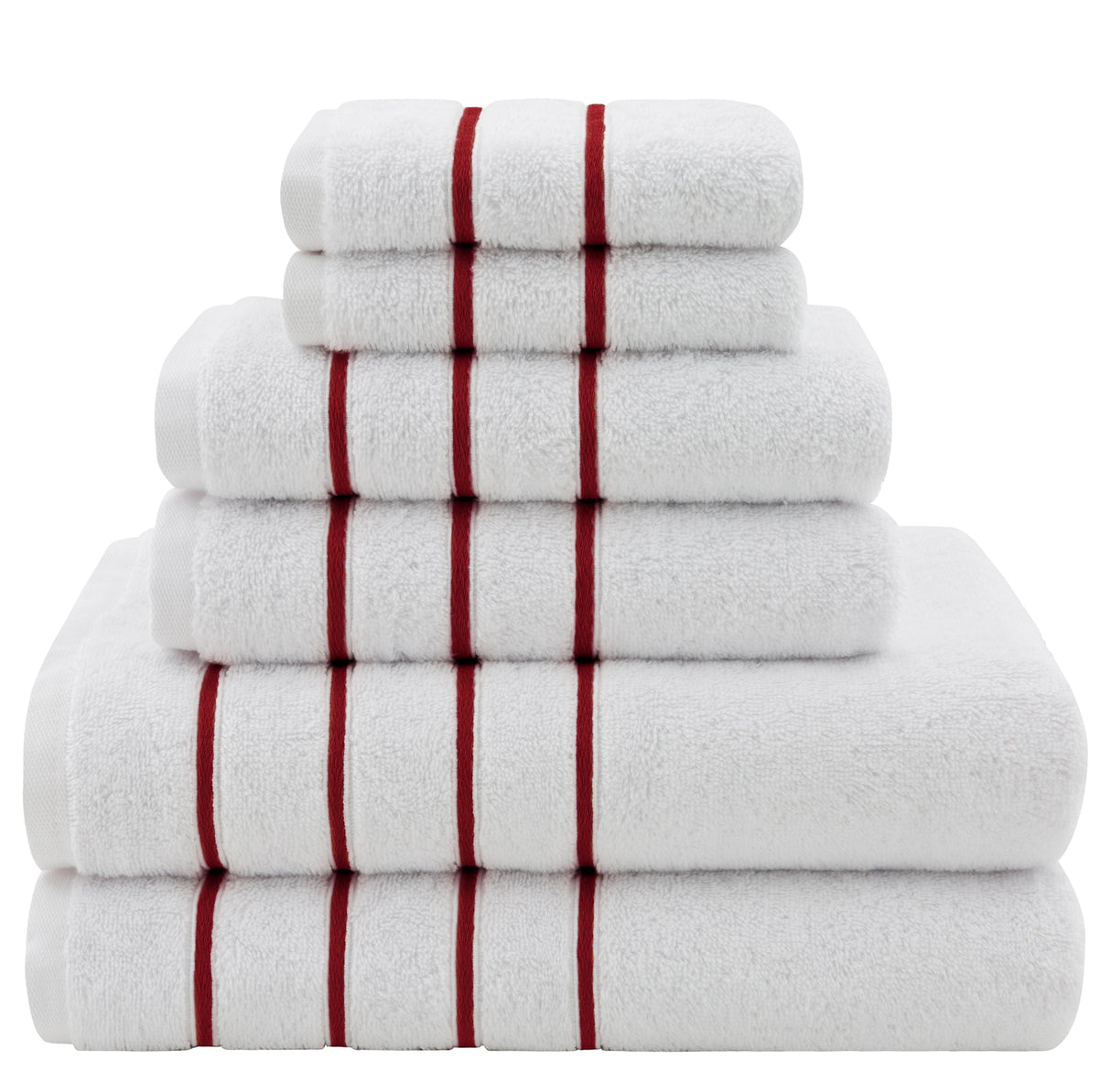 Nisa Luxury Linen 6 Piece 100% Cotton Turkish Bath Towel Set From American Soft Linen