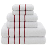 Nisa Luxury Linen 6 Piece 100% Cotton Turkish Bath Towel Set From American Soft Linen