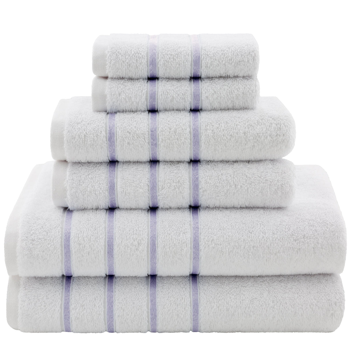 Nisa Luxury Linen 6 Piece 100% Cotton Turkish Bath Towel Set From American Soft Linen