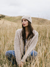 Cable Knit Beanie from Cozy Earth