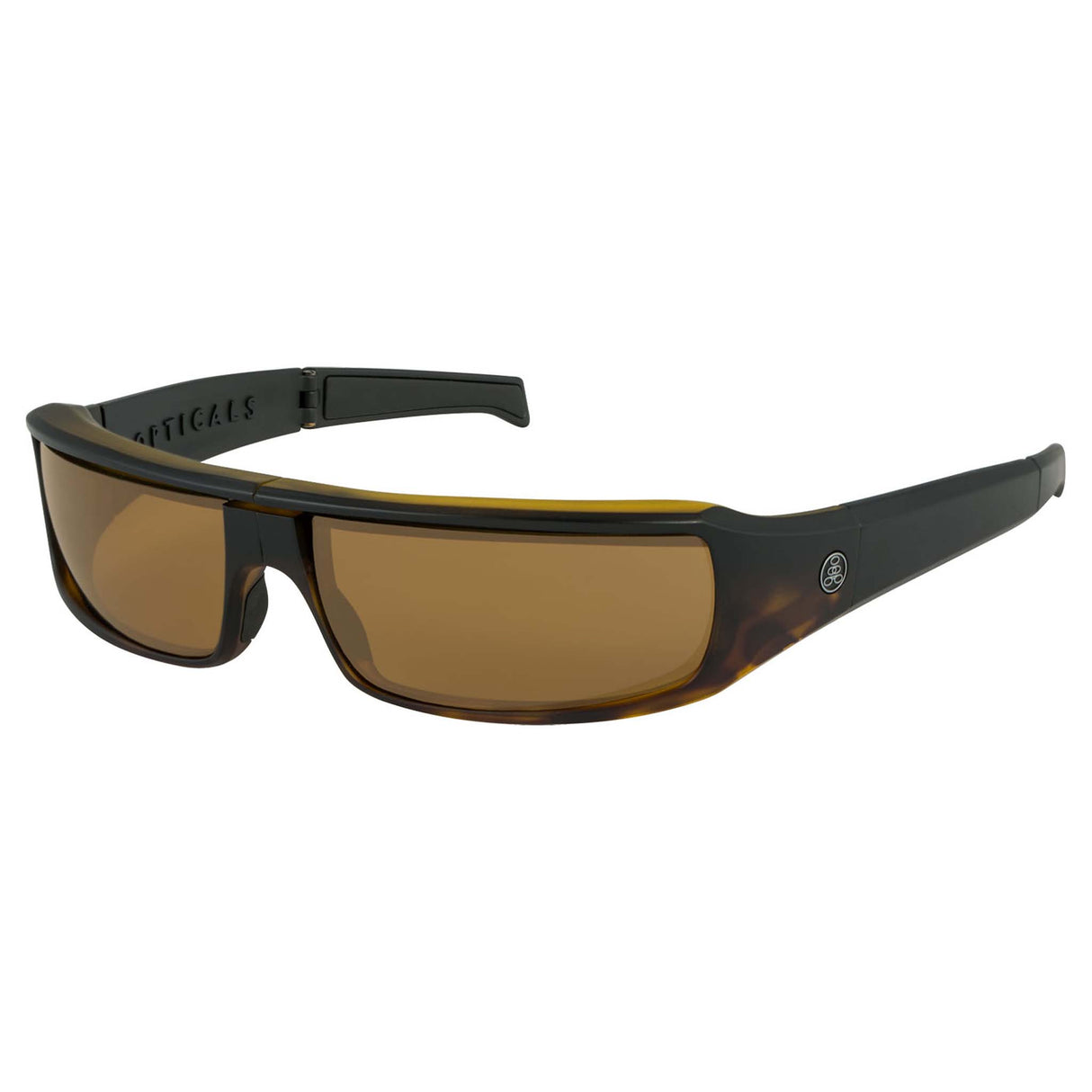 POPSIGN | Polarized | Matte Black Tortoise Frame | Brown Lens from Popticals