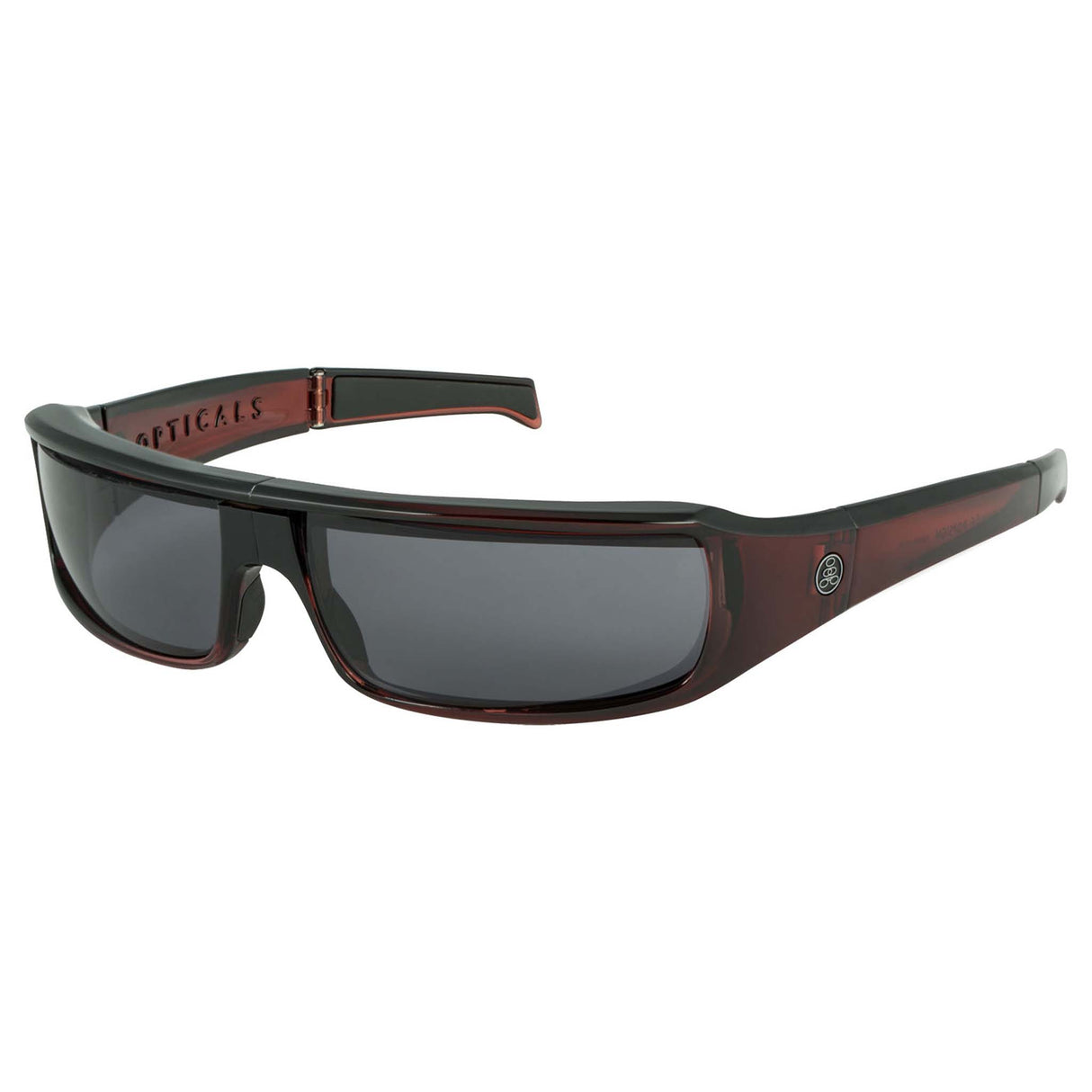 POPSIGN | Polarized | Gloss Wine/Black Crystal Frame | Gray Lens from Popticals