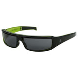 POPSIGN | Polarized | Gloss Black/Green Crystal Frame | Gray Lens from Popticals