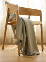 Bamboo Tassel Throw from Cozy Earth