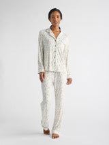 Women's Bamboo Stretch-Knit Long Sleeve Pajama Set from Cozy Earth