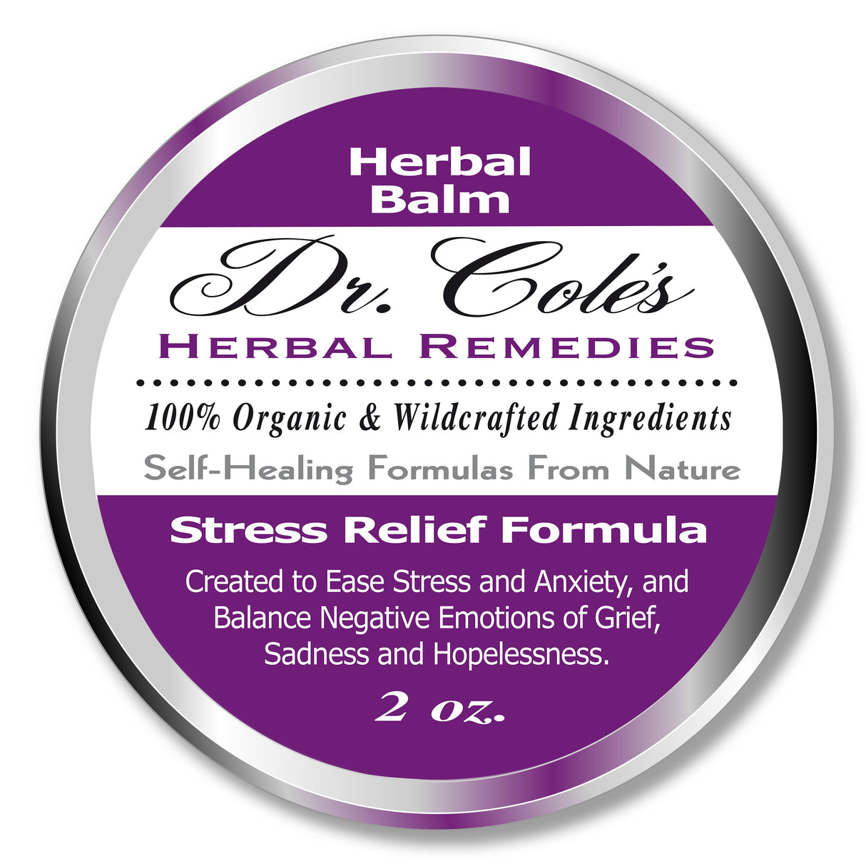 Stress Relief Support #18 from Dr. Cole's Herbal Remedies