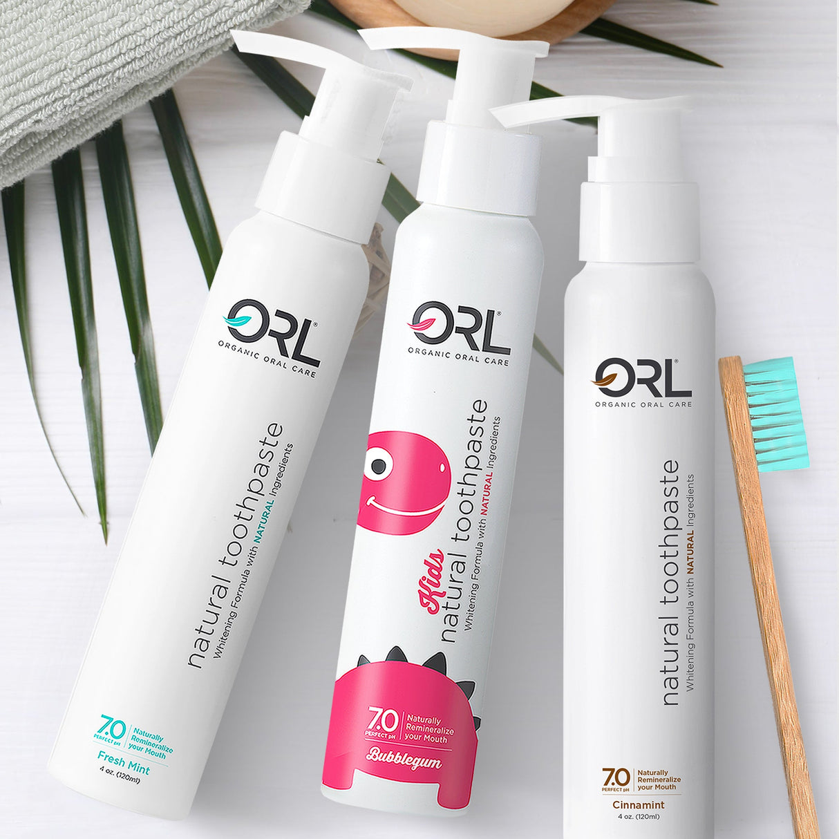Fluoride-Free Organic & Natural Hydroxyapatite Toothpaste from ORL
