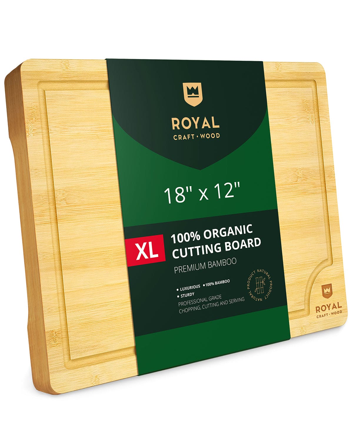 Cutting Board XL, 18”x12” from Royal Craft Wood