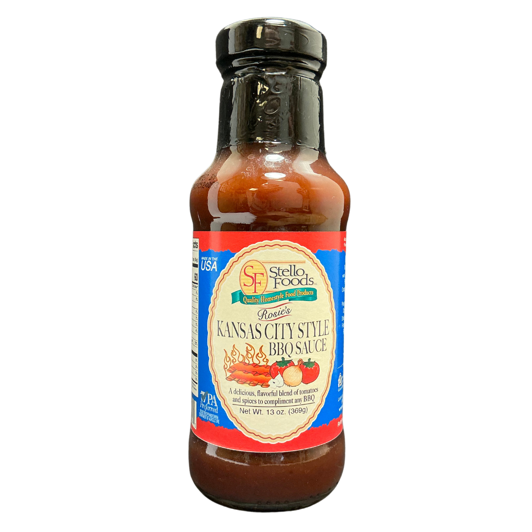 Stello Foods - Rosie's Kansas City Style BBQ Sauce 13 oz from Stello Foods