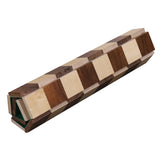 Solid Wood Roll Up Travel chess board made in Golden Rosewood & Maple wood - 40 mm square size From Royal Chess Mall