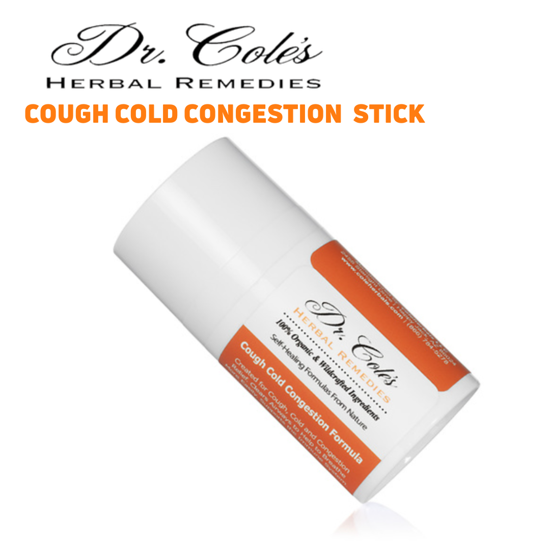 Cough Cold Congestion Balm Stick From Dr. Cole's Herbal Remedies