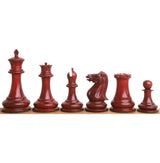 Jacques Cook Staunton Collectors Chess Set- Chess Pieces Only- Bud Rosewood 1849 - 3.75" From Royal Chess Mall