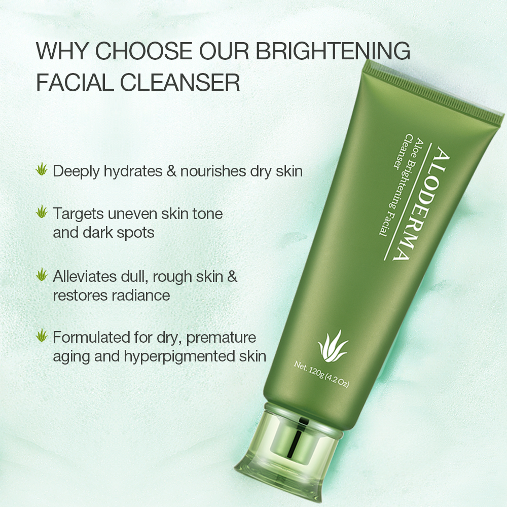 Aloe Brightening Facial Cleanser from ALODERMA