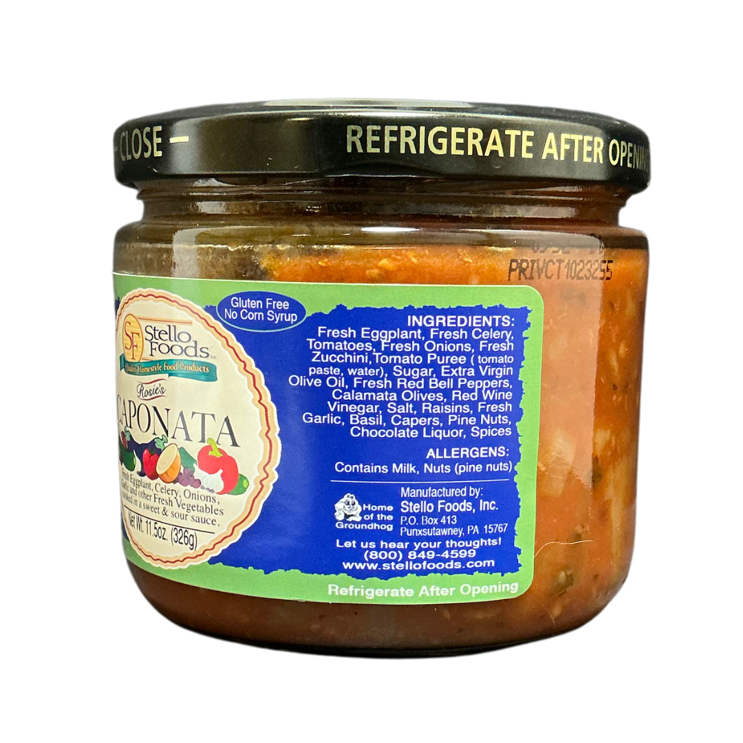 Stello Foods - Rosie's Caponata 11.5 oz From Stello Foods