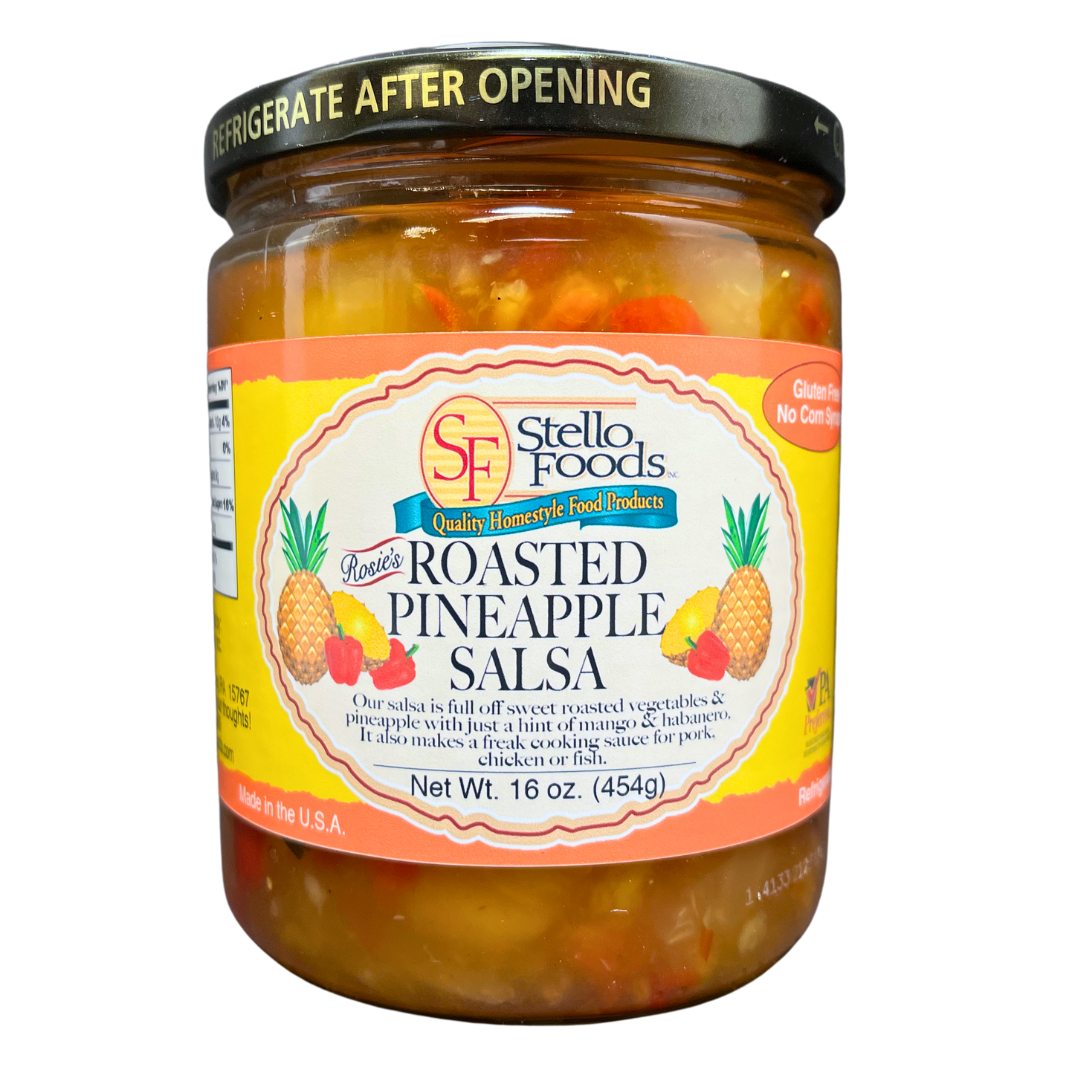 Stello Foods - Rosie's Roasted Pineapple Salsa 16 oz from Stello Foods