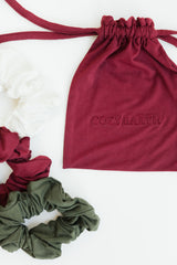 Bamboo Stretch-Knit Scrunchies from Cozy Earth