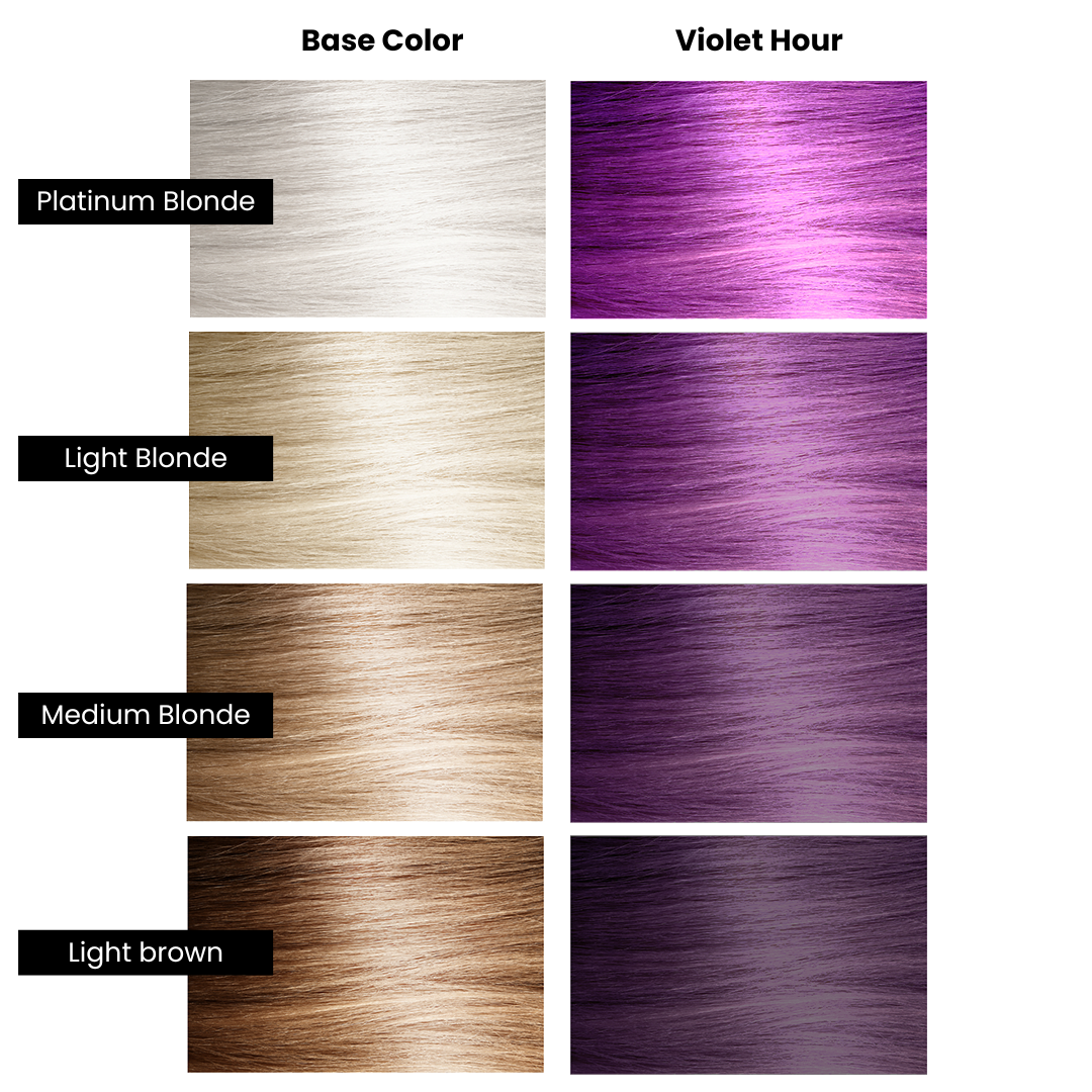 Medusa Hair Color - Violet Hour from Medusa's Makeup