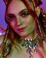 Sorbet Sparkle - Faux Mink Glam Glitter & Rhinestone Glitter Lashes from Lunautics