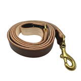 Plain Leather Dog Leashes from Bonne et Filou