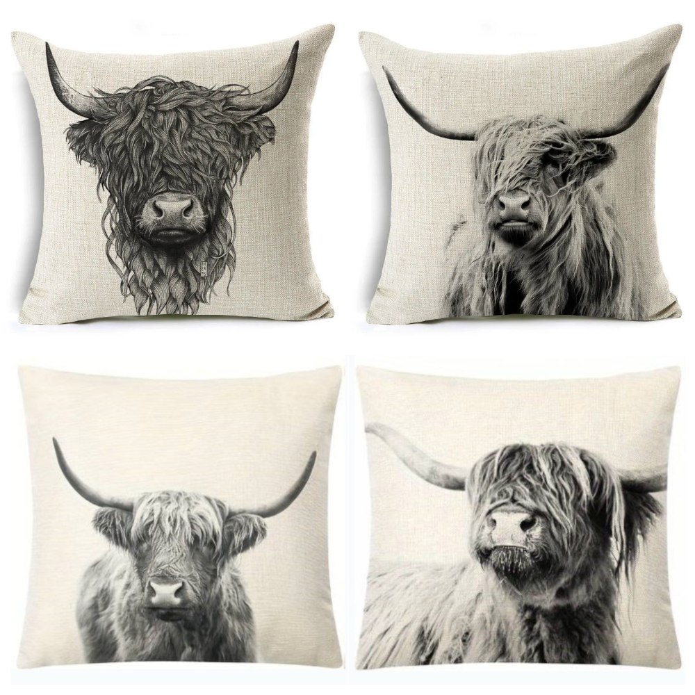 Scottish Yak Cushion Covers from Moderny