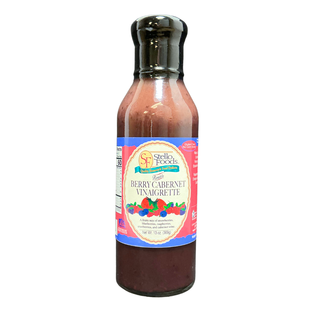 Stello Foods - Rosie's Berry Cabernet Vinaigrette 13 oz From Stello Foods
